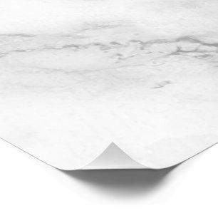 White Marble Poster