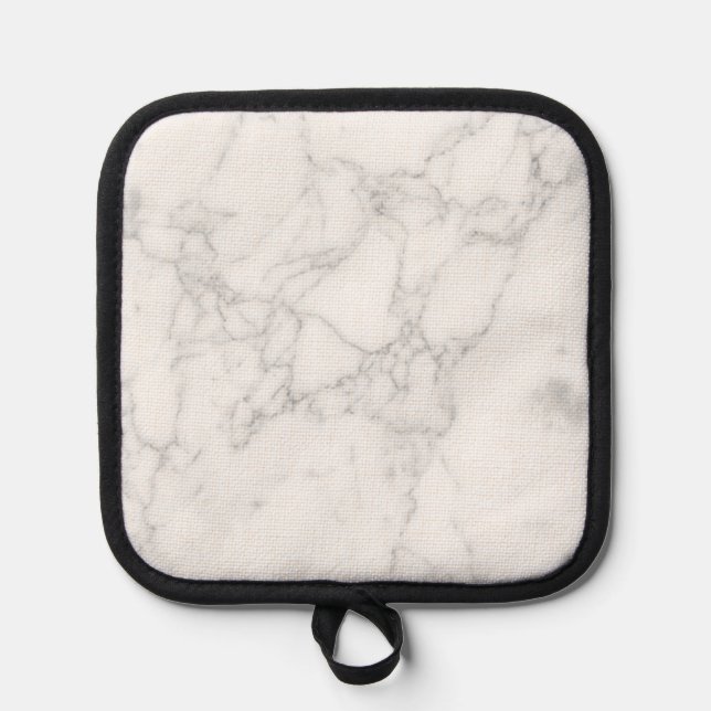 White Marble Pot Holder (Front)