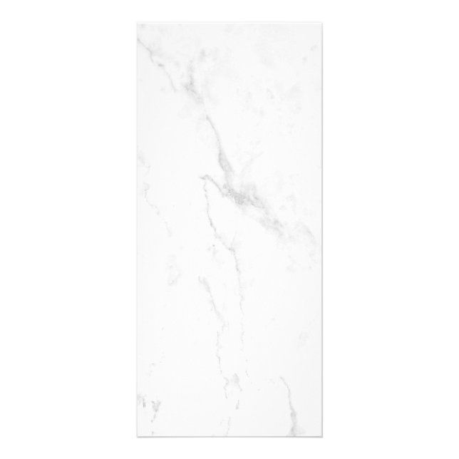 White Marble Rack Card (Front)