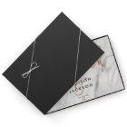 White Marble & Rose Gold Modern Wedding Monogram