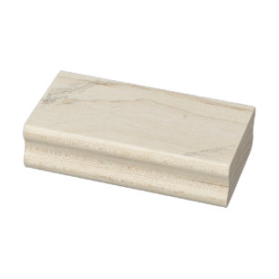 White Marble  Rubber Stamp