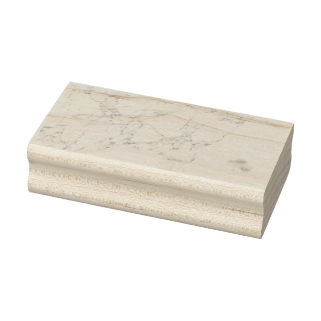 White Marble  Rubber Stamp (Stamp)