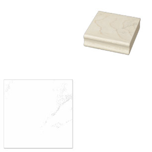 White Marble Rubber Stamp