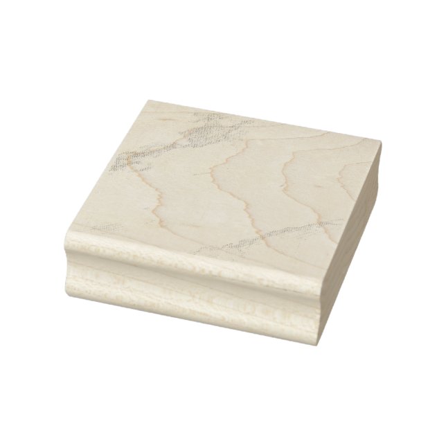White Marble  Rubber Stamp (Stamp)