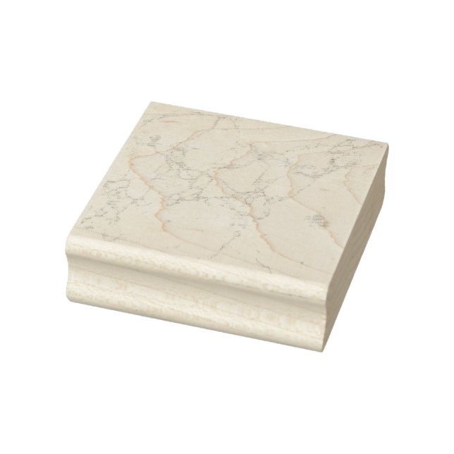 White Marble  Rubber Stamp (Stamp)
