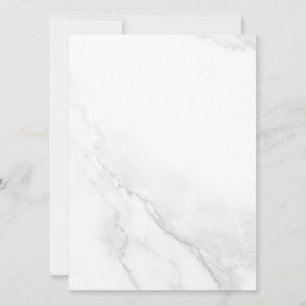 White Marble Save The Date