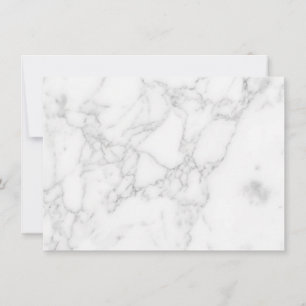White Marble Save The Date