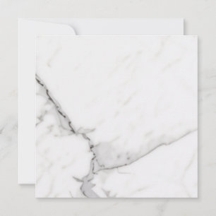 White Marble Save The Date