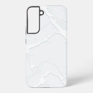 White Marble Scrap Elegant Samsung Galaxy Case