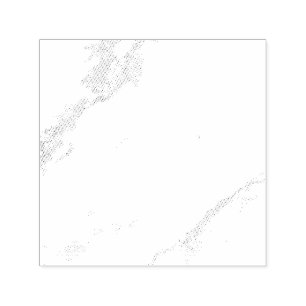 White Marble Self-inking Stamp