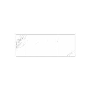 White Marble Self-inking Stamp