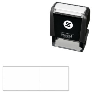 White Marble Self-inking Stamp