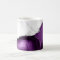 White Marble Silver Purple Agate