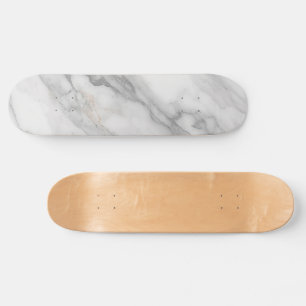 White Marble Skateboard