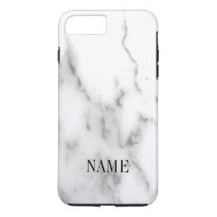 White marble stone background print Case-Mate iPhone case