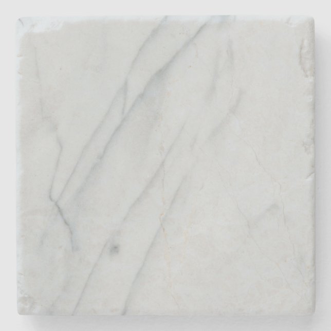 White marble Stone Coaster (Front)
