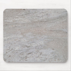 White Marble Swirled Mousepad