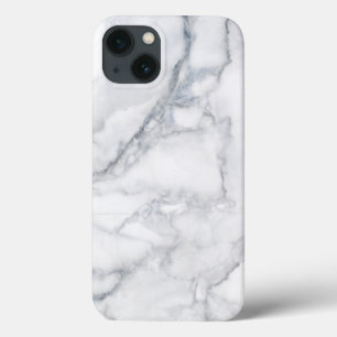 White Marble Texture iPhone 13 Case