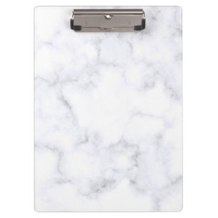 White Marble Texture Clipboard