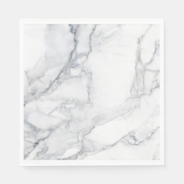 White marble texture napkin (Front)