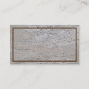 White Marble Textured Business Card