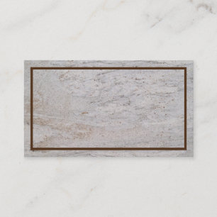 White Marble Textured Business Card