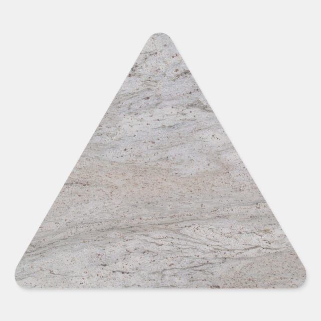 White Marble Triangle Sticker (Front)