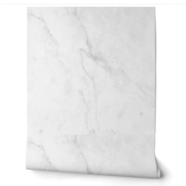  White Marble Wallpaper (Unrolling)