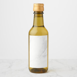 White Marble Wine Label