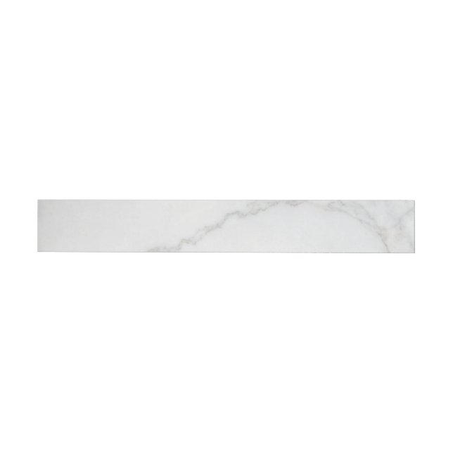 White Marble Wrap Around Label (Individual)