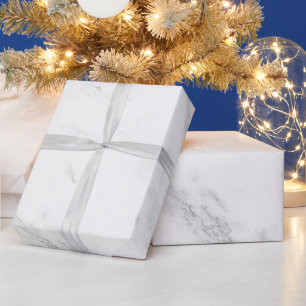 White Marble Wrapping Paper