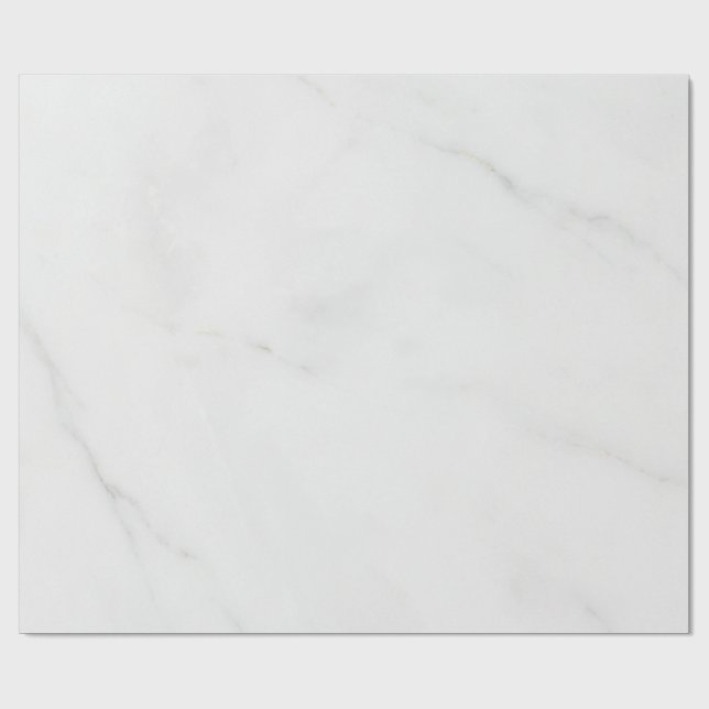 White Marble Wrapping Paper (Flat)
