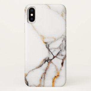 White Marbled With Grain Case-Mate iPhone Case