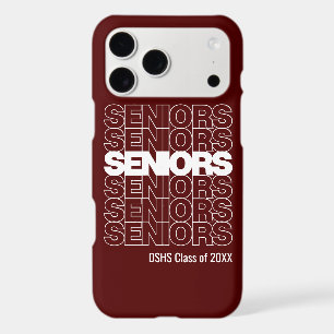 White & Maroon Seniors Seniors Seniors