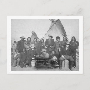 White Men (including Buffalo Bill) and Lakota 2 Postcard