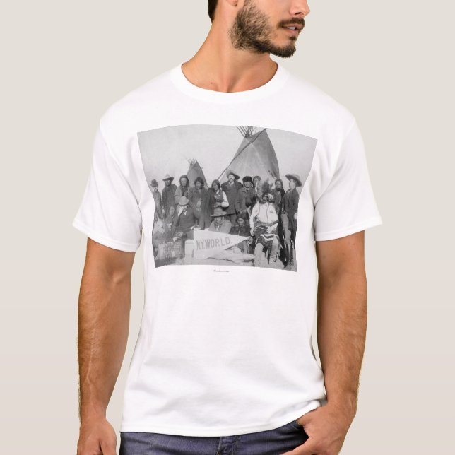 White Men (including Buffalo Bill) and Lakota T-Shirt (Front)