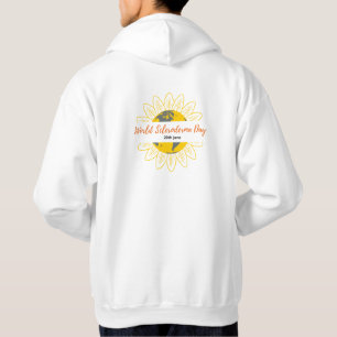 White Men's Hoodie - World Scleroderma Day