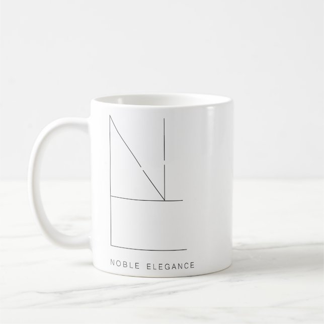 White Men'S  (Noble Elegance) Coffee Mug (Left)