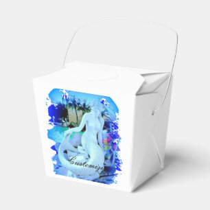 White Mermaid Sitting Thunder_Cove Favour Box