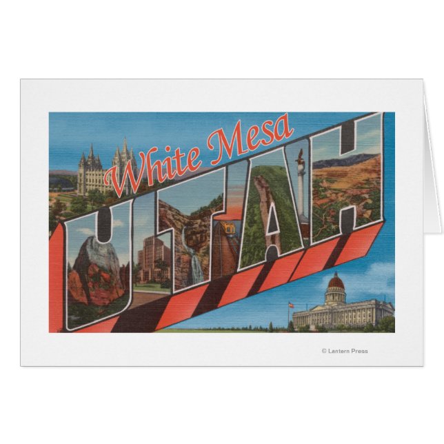 White Mesa, Utah - Large Letter Scenes (Front Horizontal)