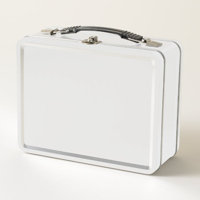 White Metal Lunch Box (Front)