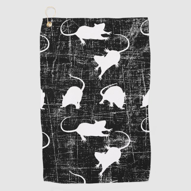 white mice towel  (Front)