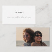 White Minimalist Avant-Garde Wedding Details Web