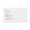 White Minimalist Business Cards