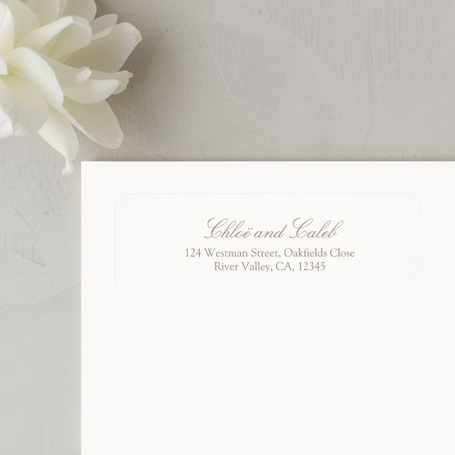 White | Minimalist Calligraphy Wedding  (Creator Uploaded)