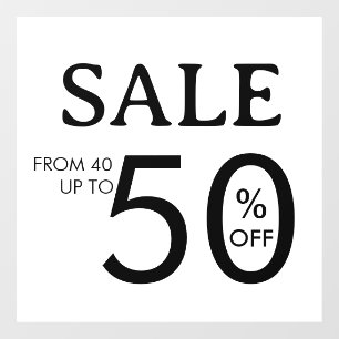 White Minimalist Logo   Retail Store Sale Display