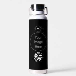 White Mister Pro Triceratops Skilled Ancient Water Bottle