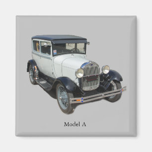 White Model A magnet