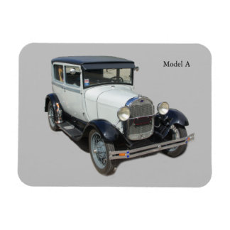 white Model A magnet