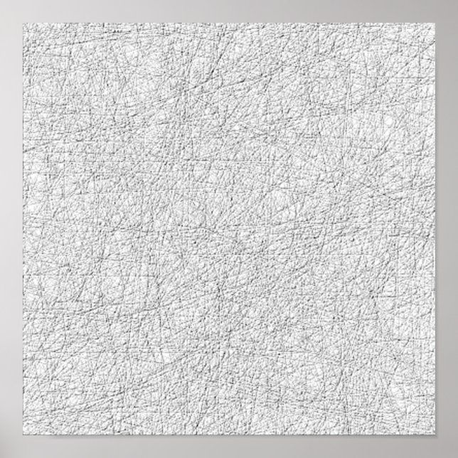 White Modern art Poster (Front)